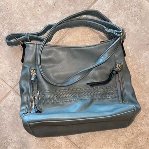 Cute light blue crossbody purse!